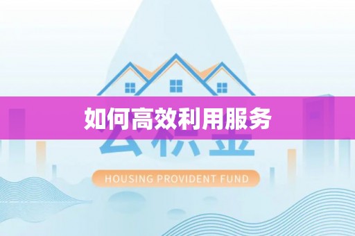 大理如何高效利用服务