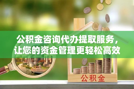 大理公积金咨询代办提取服务，让您的资金管理更轻松高效